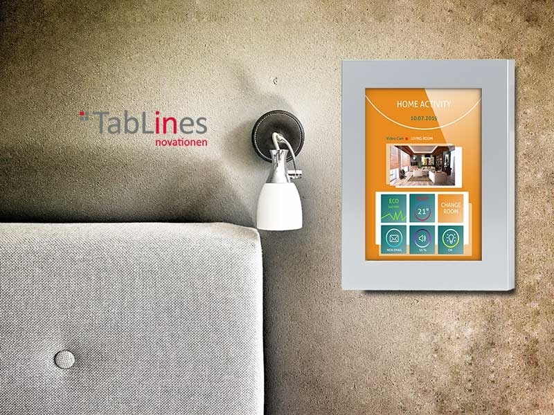 TabLines TSG039S Tablet Schutzgehäuse für Apple iPad 2/3/4, silber Smart Home Anwendung