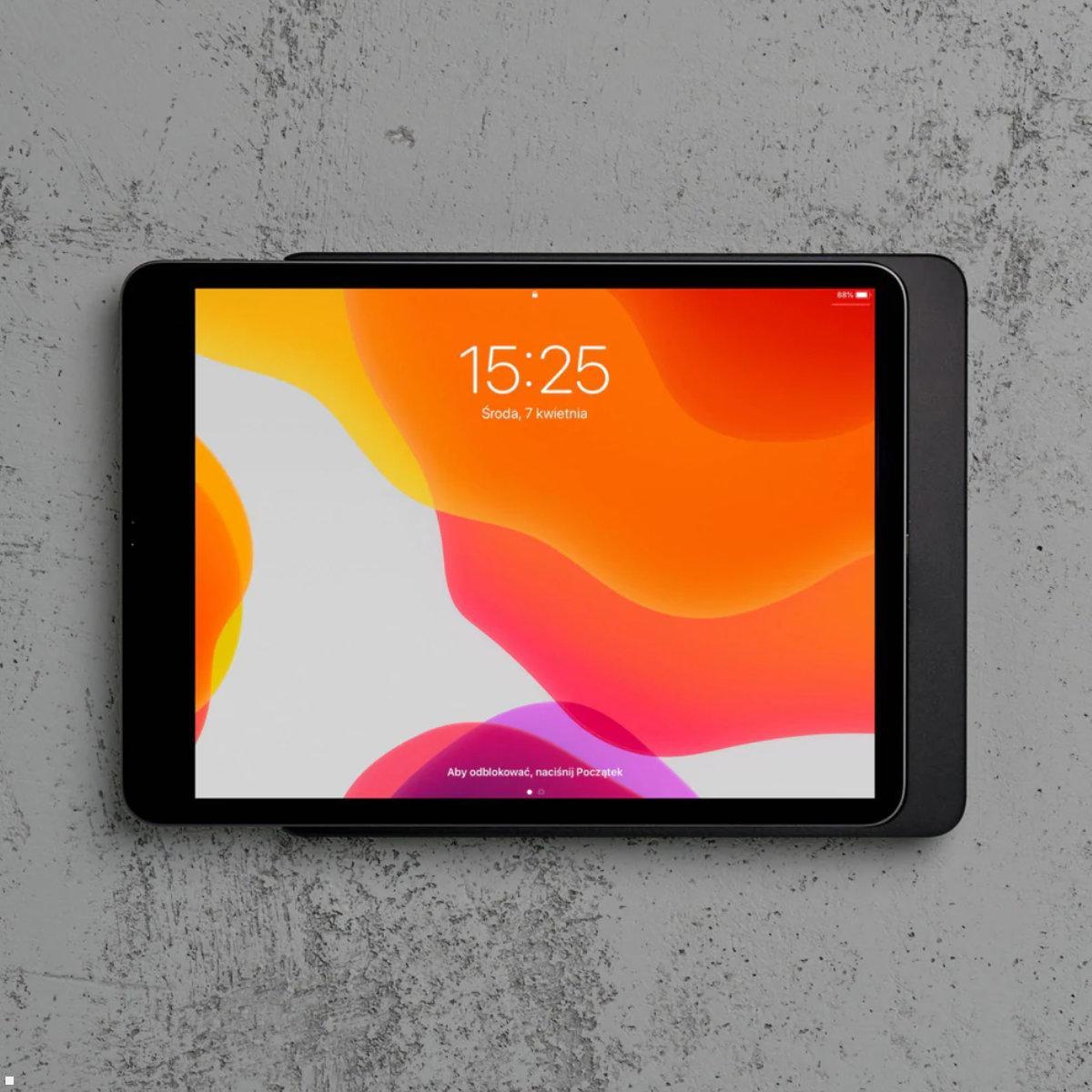 Displine Dame Wall Home Wandhalter Apple iPad 10.9 (10. Gen.), schwarz eloxiert, Querformat