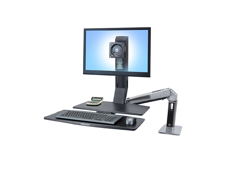 Ergotron WorkFit-A, Single-HD with Worksurface+ (24-314-026)