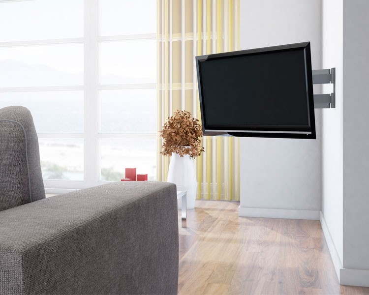 Vogels THIN 345 TV Wandhalterung mit Fernseher