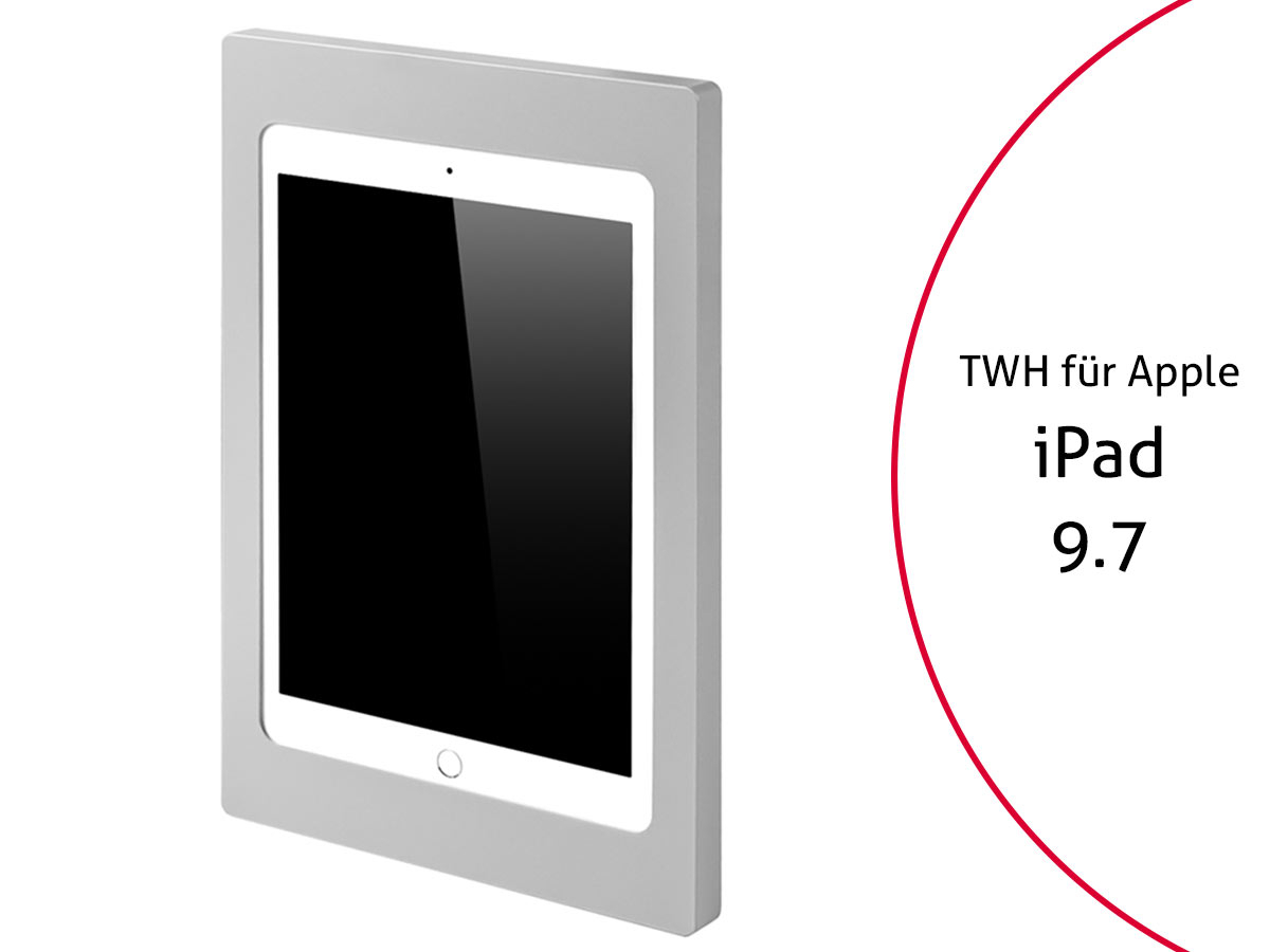 TabLines TWH020S Tablet Wandhalterung für Apple iPad 9.7 Zoll, silber