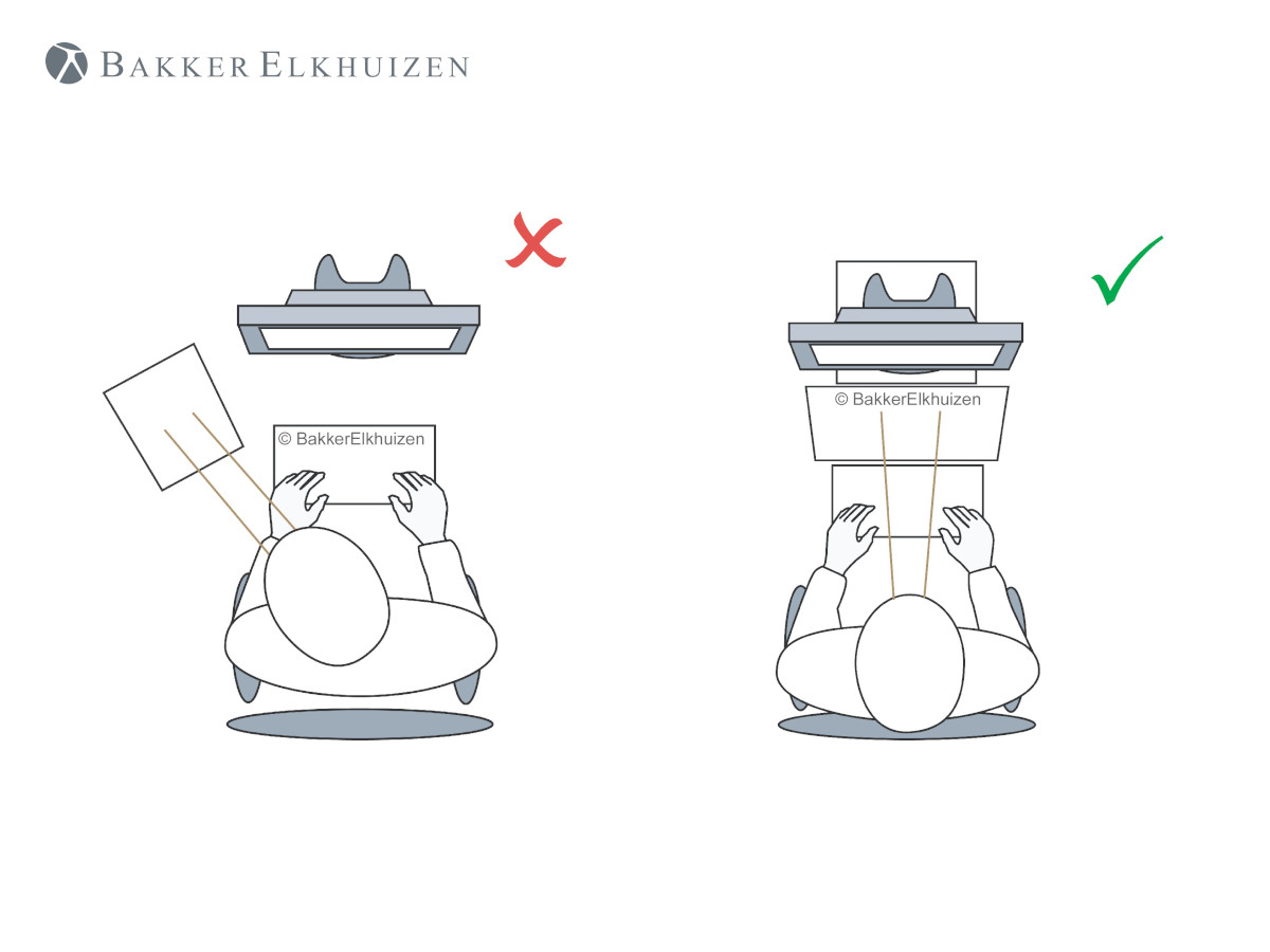 BakkerElkhuizen Q-doc 100 Dokumentenhalter, klares Acryl Ergonomie