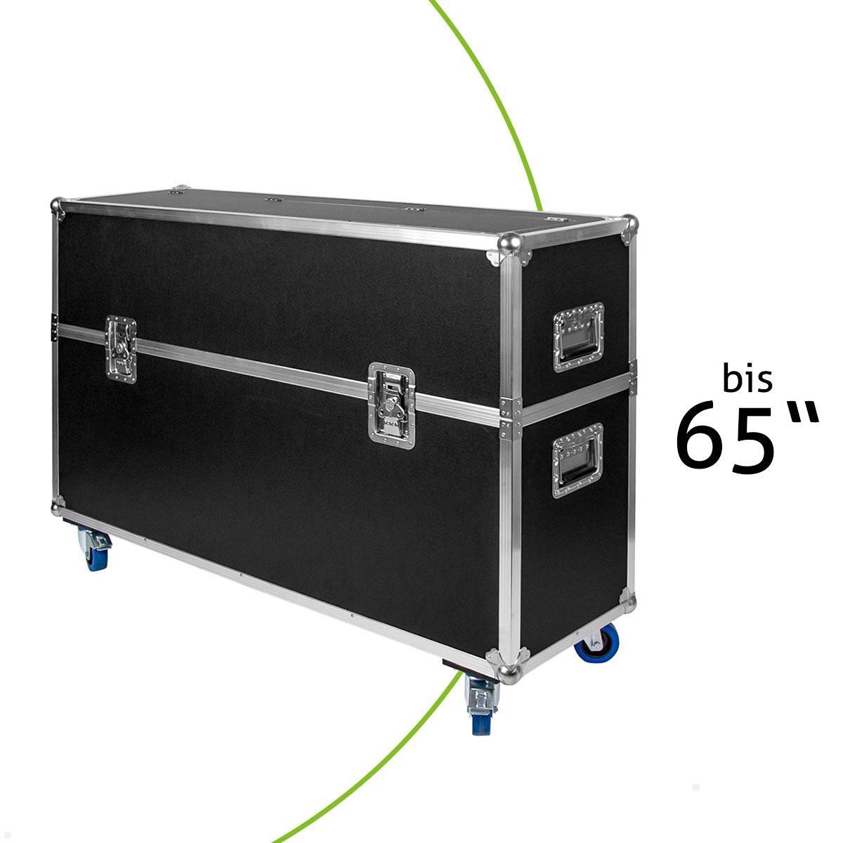 MonLines MTL003 FLYcase TV Lift im Transportcase bis 65 Zoll auf Rollen