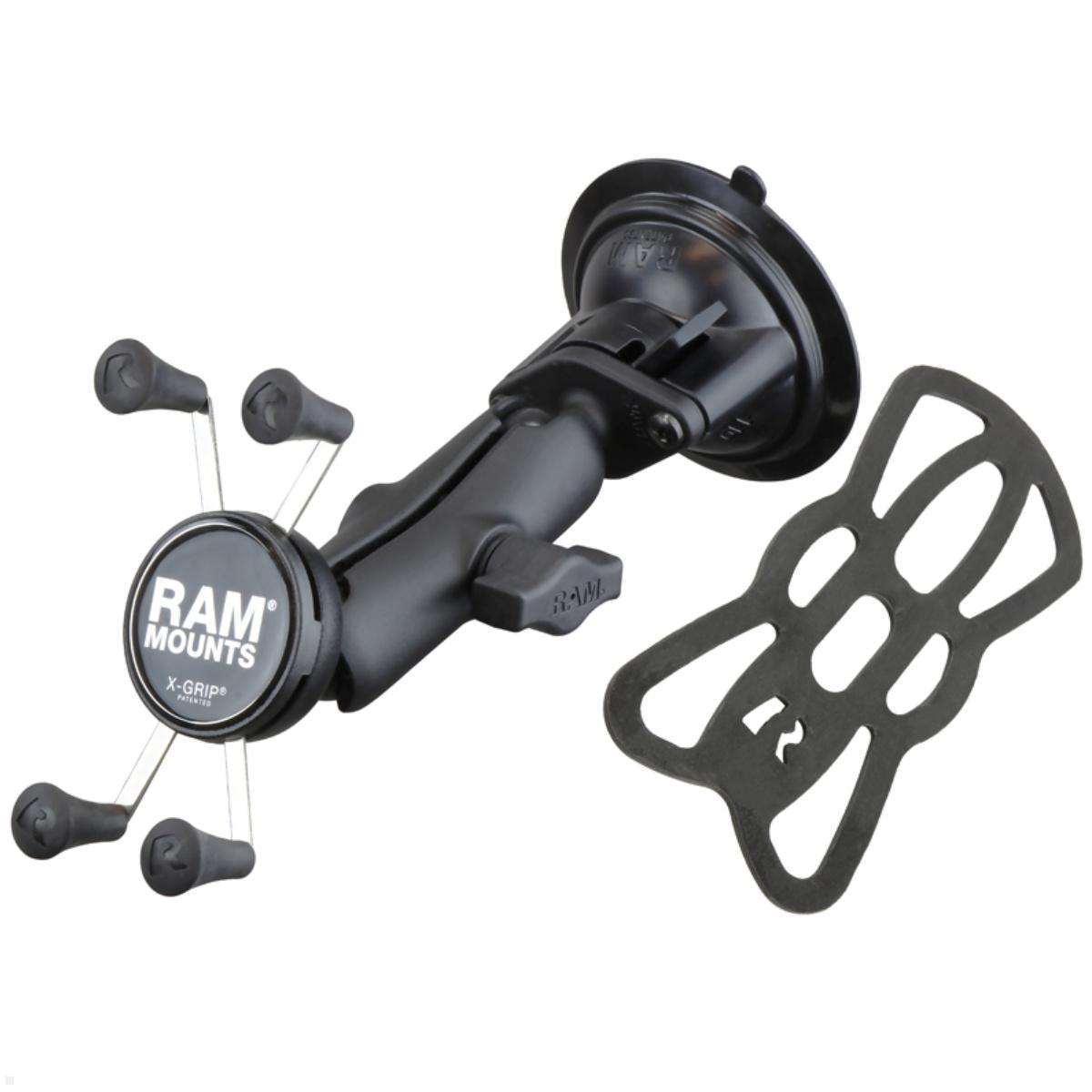 RAM Mounts X-Grip Smartphone Saugnapf Halter, B-Kugel (RAM-B-166-UN7U)