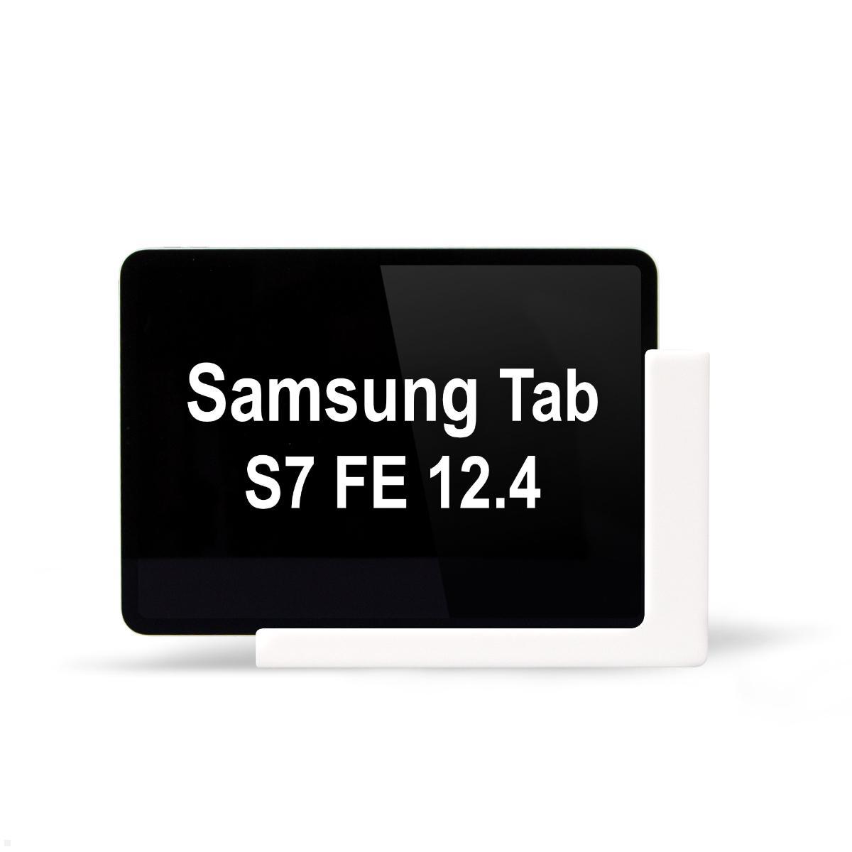 TabLines TWP013W Wandhalterung für Samsung Tab S7 FE 12.4, weiß