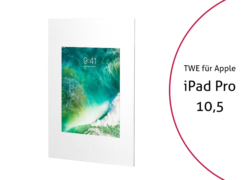 TabLines TWE057W Tablet Wandeinbau für Apple iPad Pro 10,5Zoll