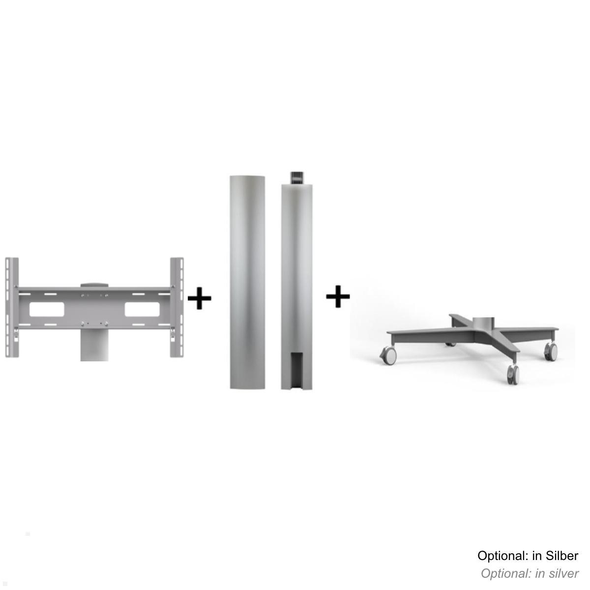 SMS Messekit Monitor Standfuß Icon FH T 2000 EU (2-teilig) ohne Transportcase, teilbar für Transport