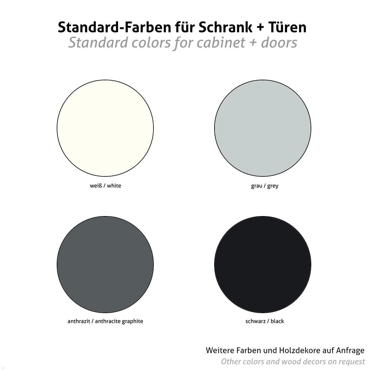 Conen SCETASBNA elektrischer TV Fernsehschrank mit Lowboard, Farboptionen