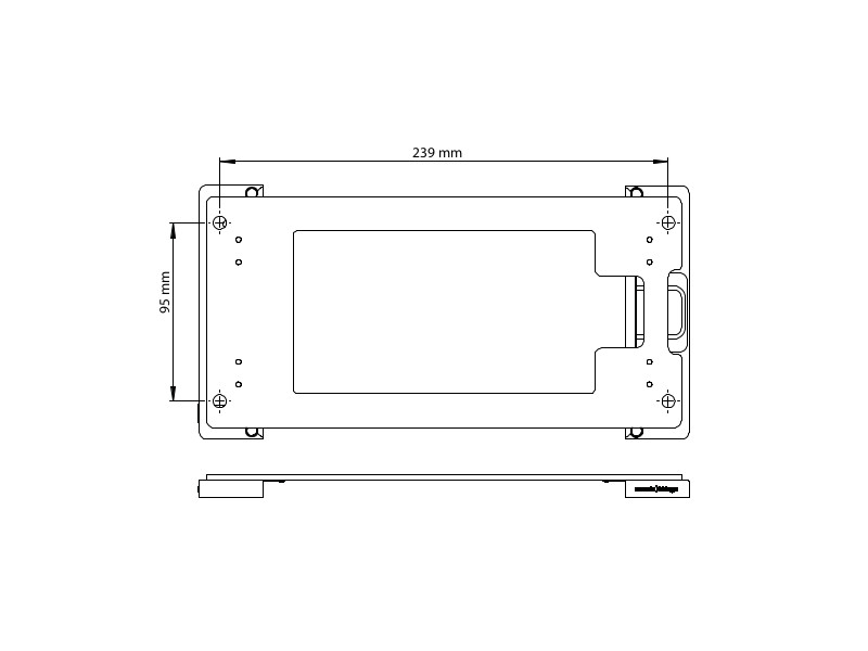 smart things sDock Fix iPad Mini 4 Maße back