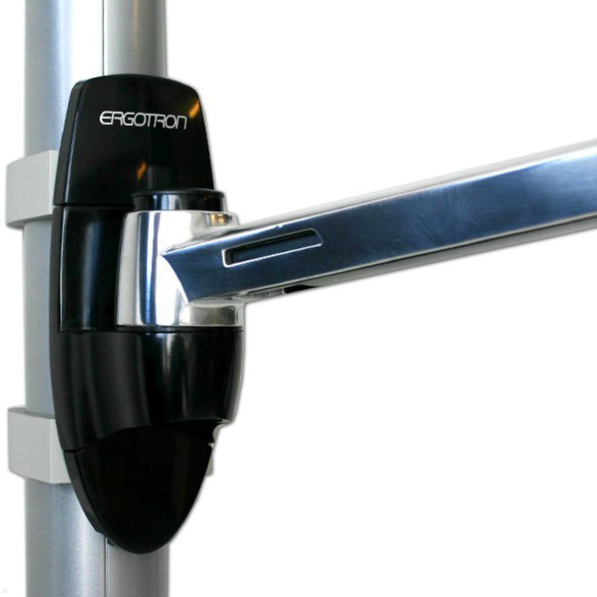 Ergotron LX Arm Monitorhalterung für Rohre / Säulen 41-45 mm, silber, Detail