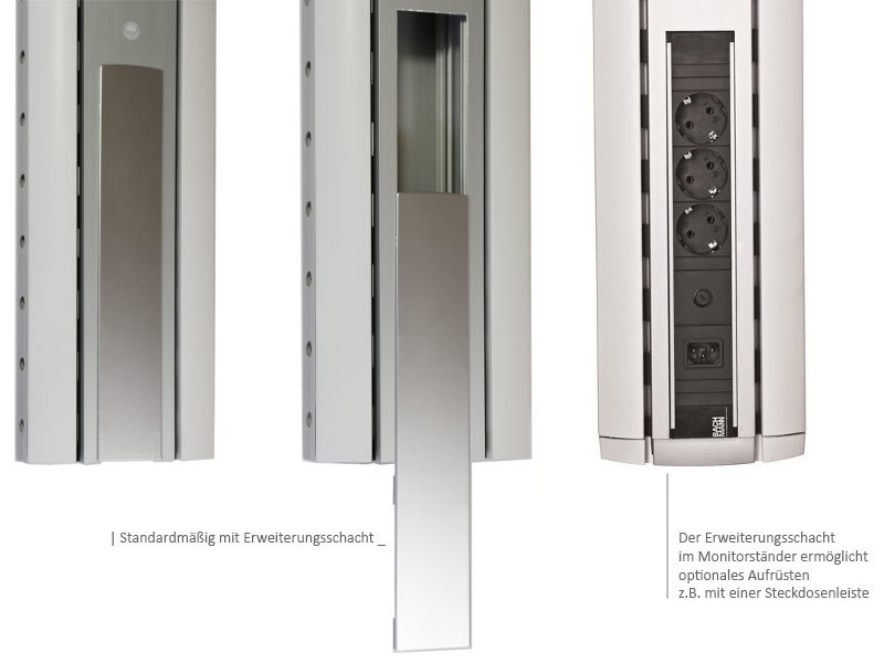 SMS Monitorständer PD031003C-P0 optional integrierte Stromversorgung