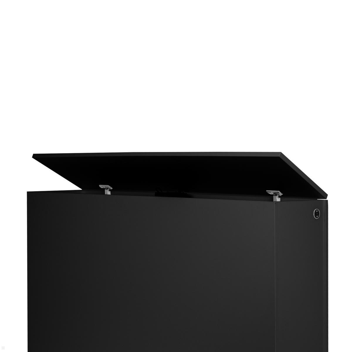 MonLines SideS65B TV Sideboard mit Lift bis 65 Zoll, schwarz Soft Close Mechanismus