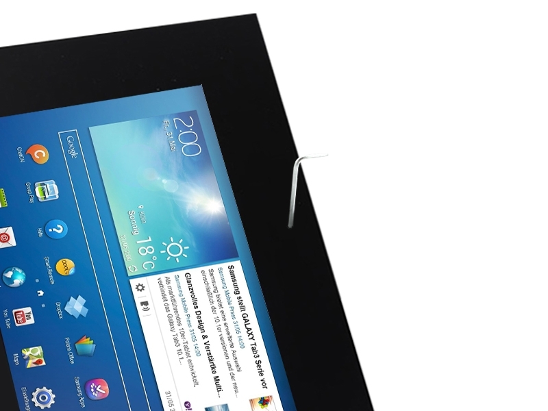 TabLines TWE003S Tablet Wandeinbau für Samsung Tab 3 10.1 Diebstahlsicherung