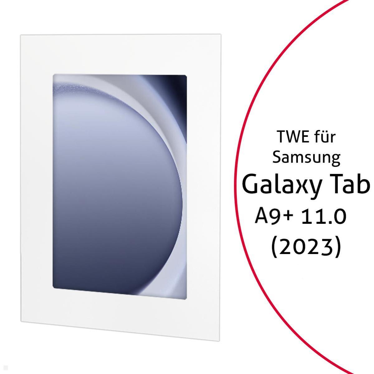 TabLines TWE114W Tablet Wandeinbau für Samsung Tab A9+ 11.0, weiß