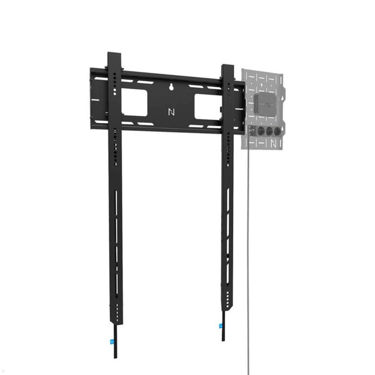 Neomounts Level WL30-750BL18P flacher Schwerlast TV Wandhalter 50 - 98 Zoll, Hochformat, 100 kg