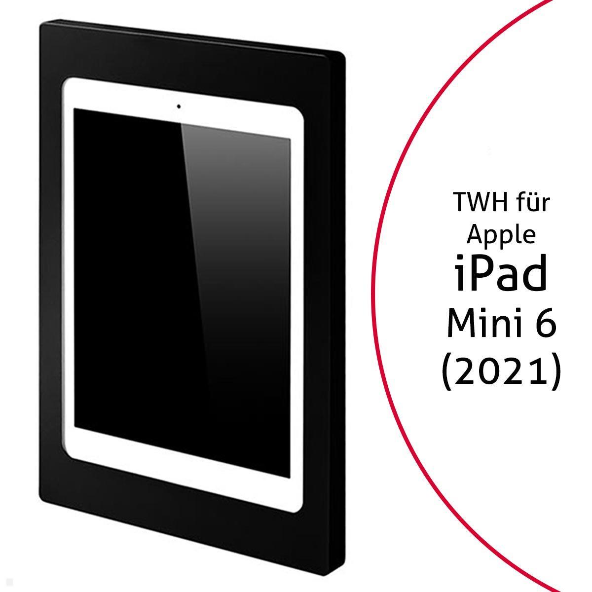 TabLines TWH045B Tablet Wandhalterung für Apple iPad Mini 6 (2021), schwarz