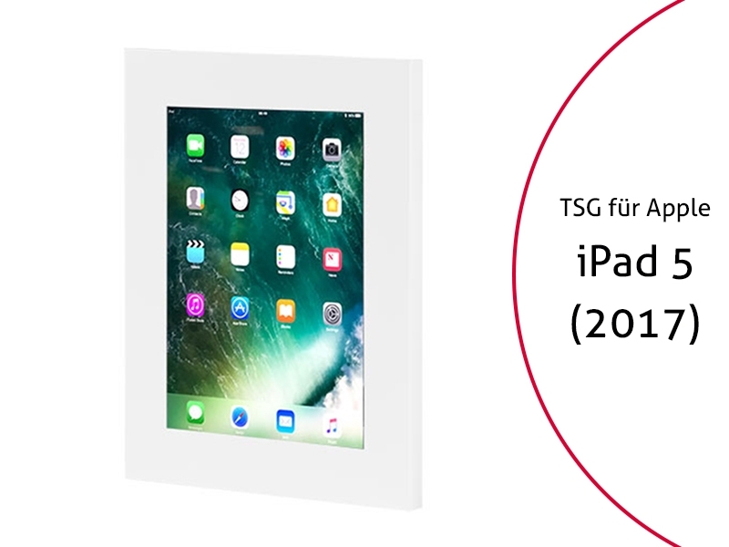 TabLines TSG041W Tablet Schutzgehäuse für Apple iPad 5 (2017), weiß