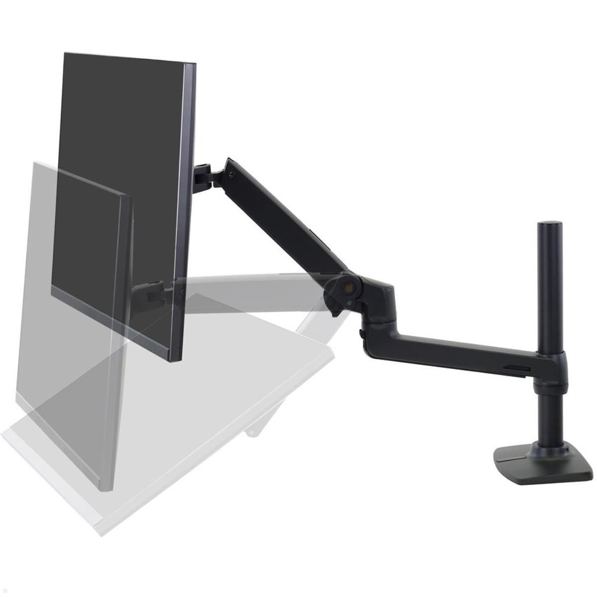 Ergotron LX Arm Monitor Halterung mit Tischklemme mit hoher Säule (45-537-224), neigbar