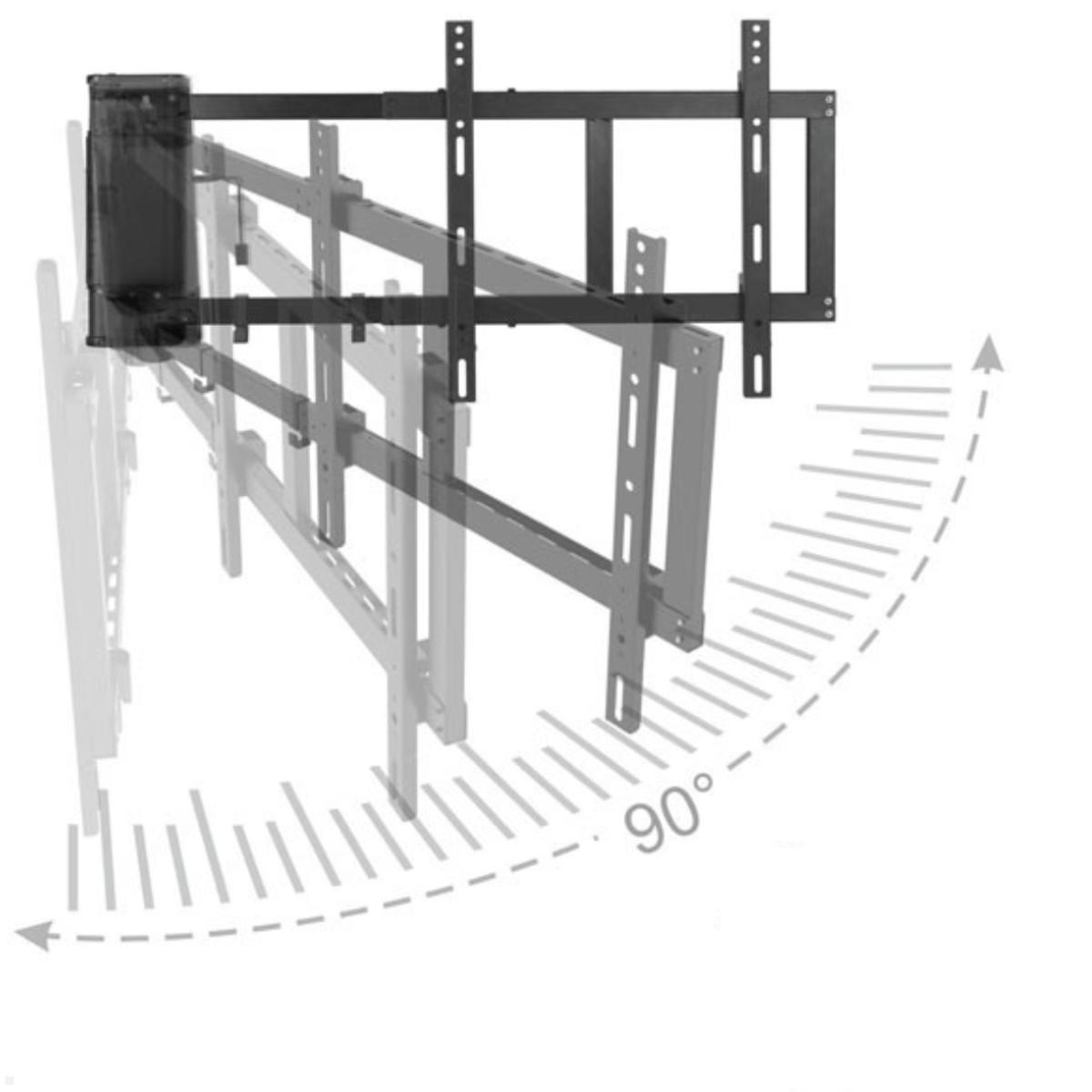 MonLines mySwing MSM03 elektrische TV Wandhalterung mit Infrarot FB, schwenkbar