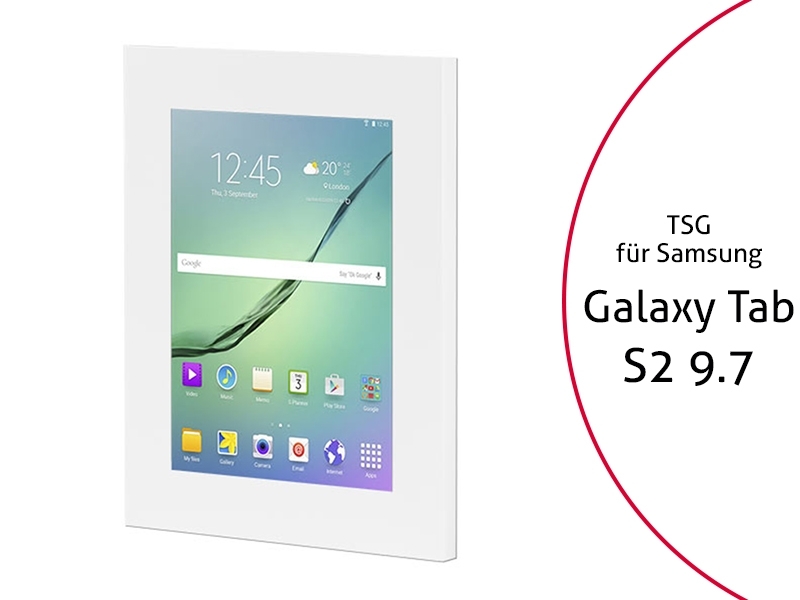 TabLines TSG024W Tablet Schutzgehäuse für Samsung Tab S2 9.7, weiß