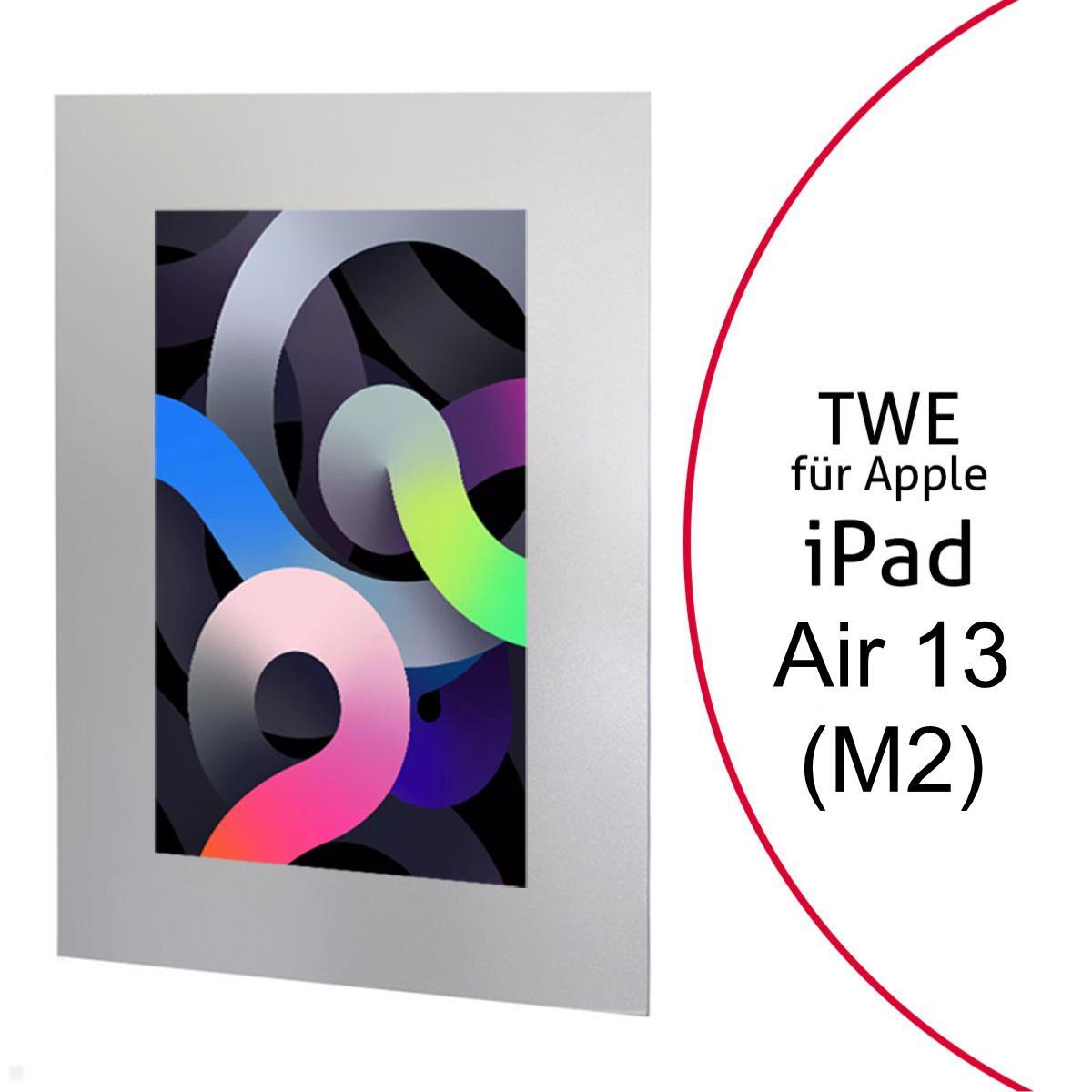 TabLines TWE115S Tablet Wandeinbau für Apple iPad Air 13.0 (M2), silber