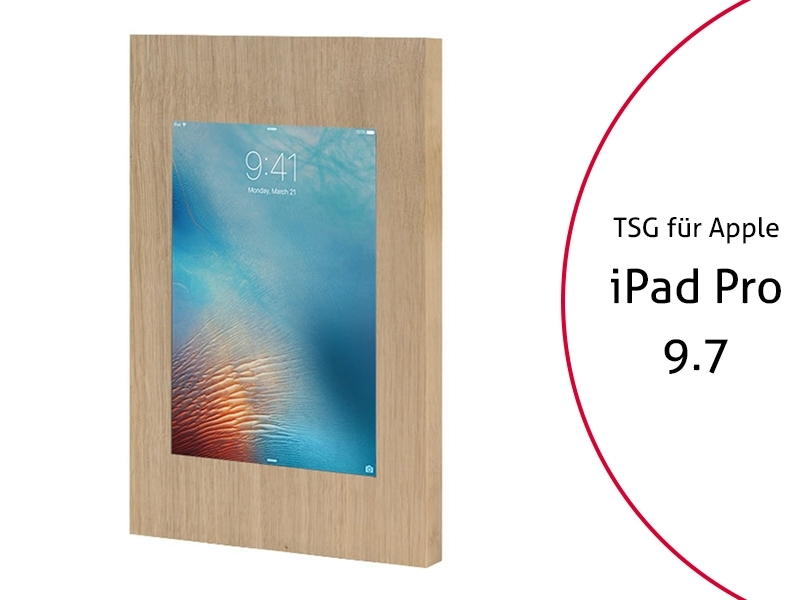 TabLines TSG048O Tablet Schutzgehäuse für Apple iPad Pro 9.7, Eiche