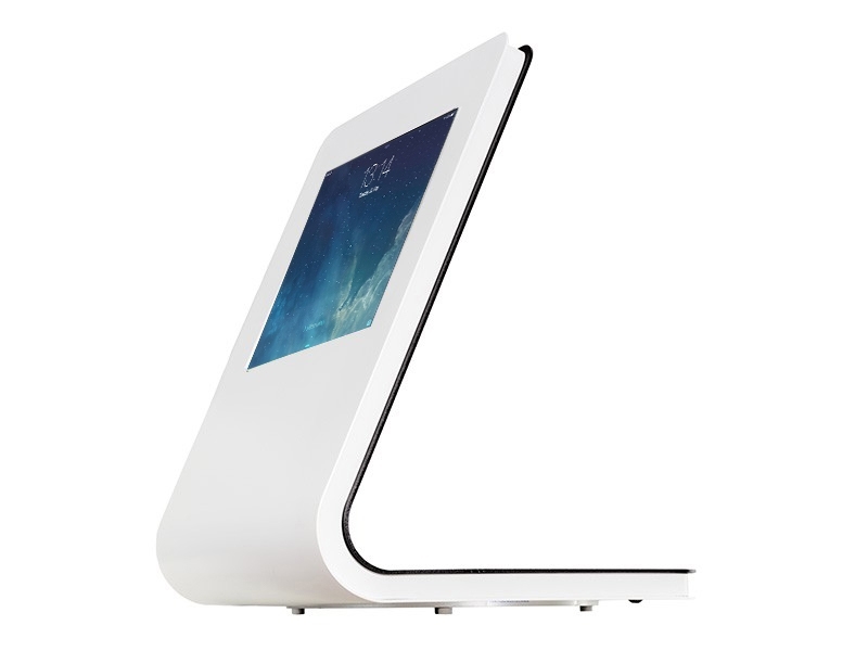 TabLines TTS006 Design Tablet Stand drehbar Apple iPad Air 2 seitliche Ansicht