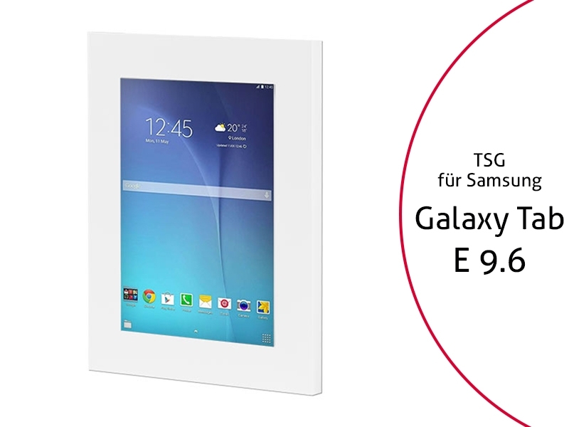 TabLines TSG029W Tablet Schutzgehäuse für Samsung Tab E 9.6, weiß