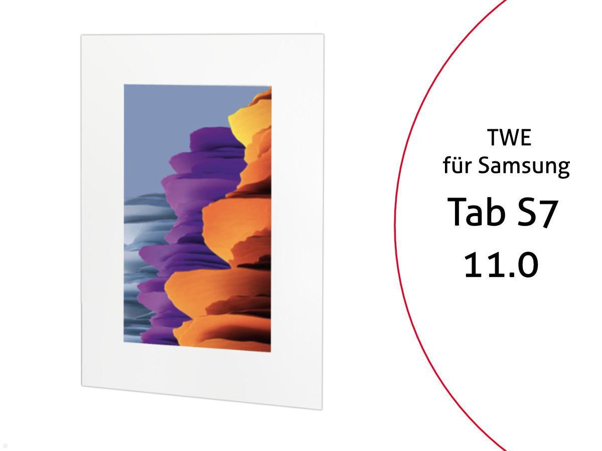 Samsung Galaxy Tab S7 11.0 Tablet Wand Halterung, weiß