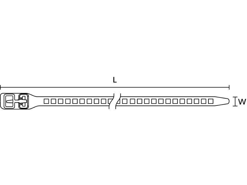 HellermannTyton Kabelbinder lösbar SOFTFIX S (115-07270) schwarz