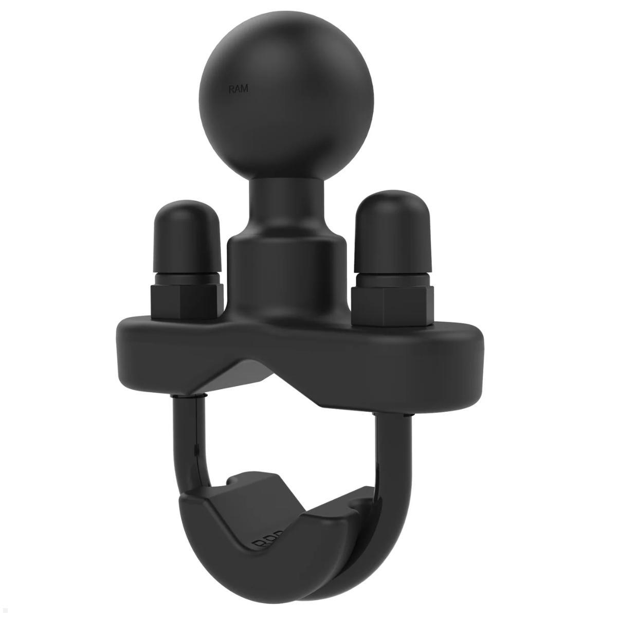 RAM Mounts Schraub-Klemmschelle 12,7 - 31,8 mm mit B-Kugel (RAM-B-231ZU), schwarz