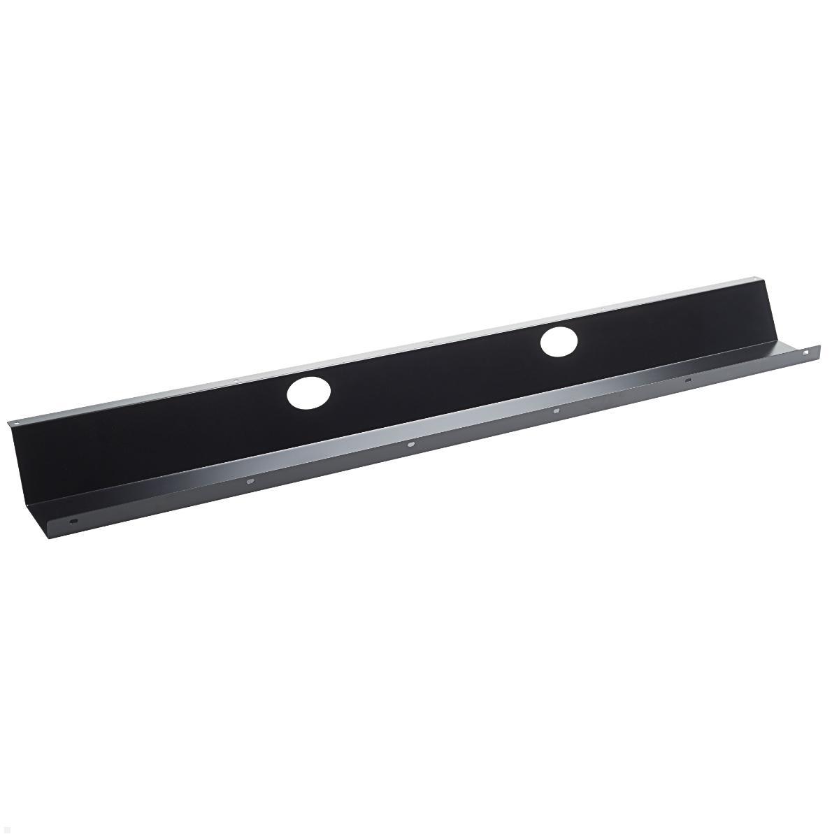 TecLines TKK006B Kabelkanal Schreibtisch 90 cm, schwarz