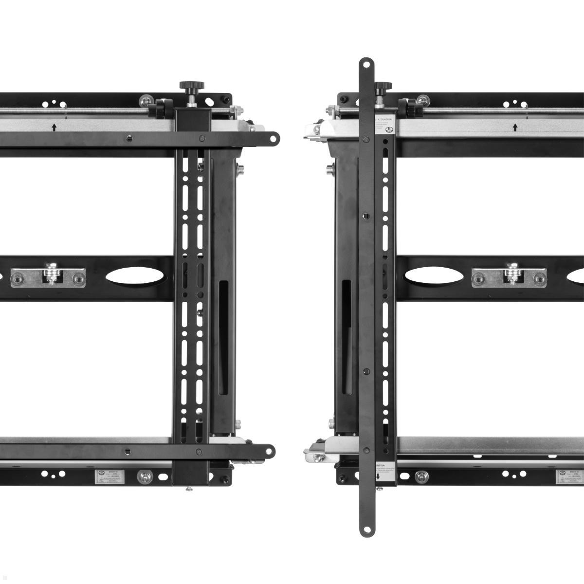 B-Tech BT7564/B Zubehör VESA Adapter von 400x400 auf 600x400 mm, Hochformat + Querformat