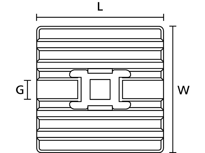 HellermannTyton Befestigungssockel FMB4APT-I (151-01527) schwarz Maße