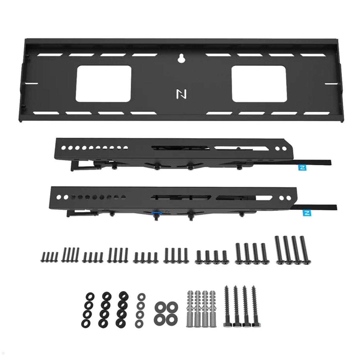 Neomounts Level WL35-750BL16 neigbarer Schwerlast TV Wandhalter 42 - 86 Zoll, 125 kg, Lieferumfang