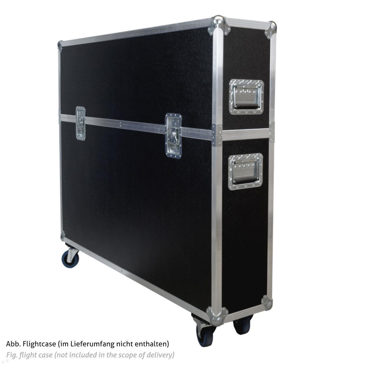 MonLines Zubehör MTC106 Trennwand für 2. Monitor Flightcase MTC006B 66 - 85 Zoll Transportcase nach Maß