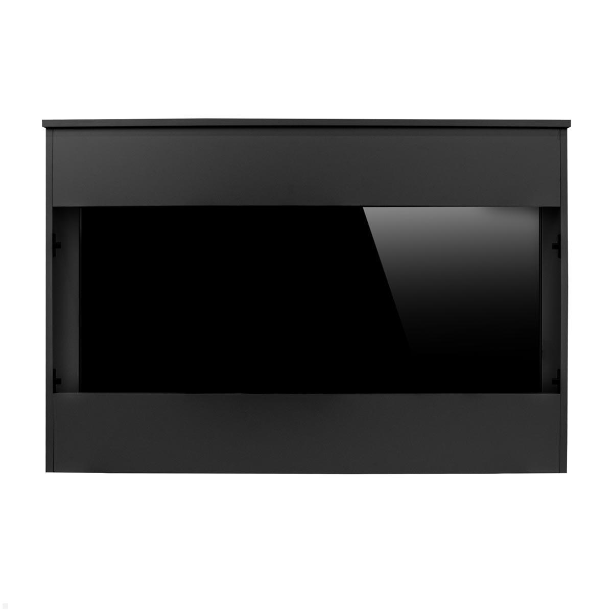 MonLines SideS55B TV Sideboard mit Lift bis 55 Zoll, schwarz abnehmbare Frontplatte