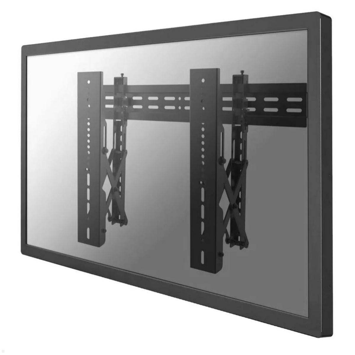 Neomounts LED-VW1000 Videowall Wandhalterung, schwarz mit Monitor