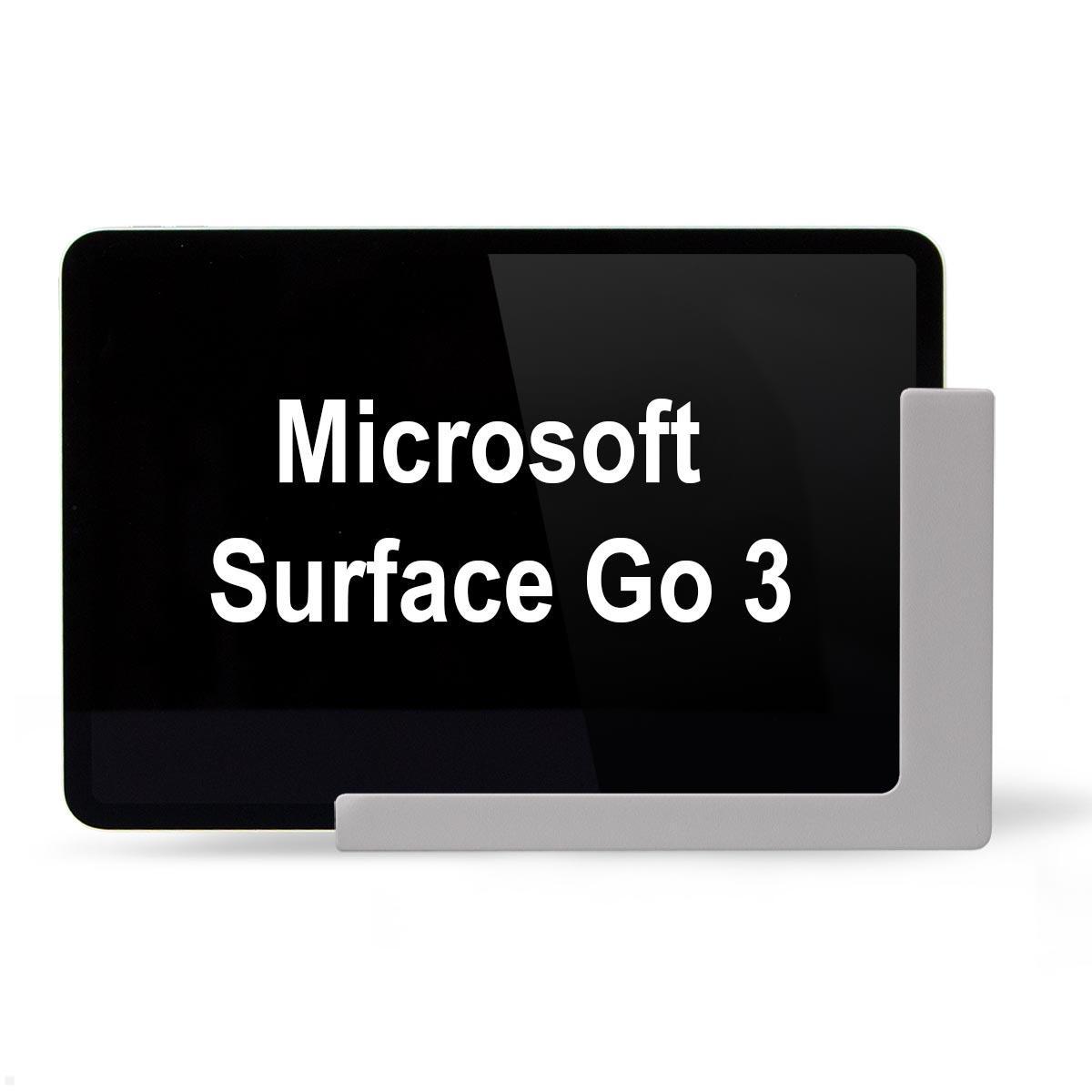 TabLines TWP023S Wandhalterung für Microsoft Surface Go 3, silber