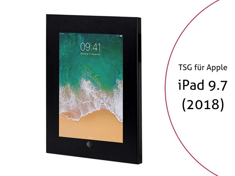 TabLines TSG055B Tablet Schutzgehäuse für Apple iPad 9.7 (2018), HB, schwarz