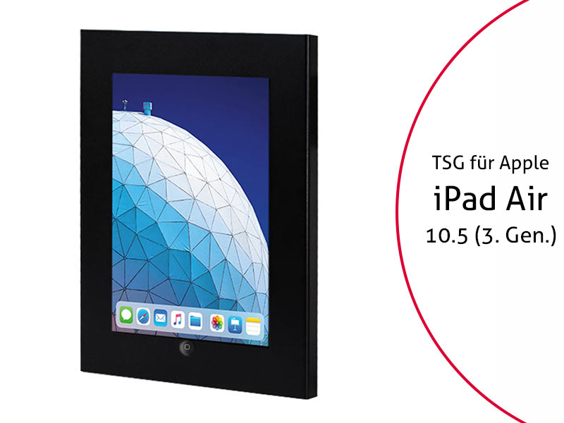 TabLines TSG062B Tablet Schutzgehäuse für Apple iPad Air 10.5 (3. Gen.), HB, schwarz