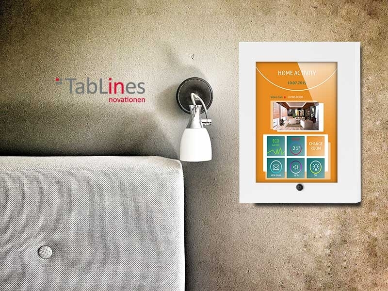 TabLines TSG055W Tablet Schutzgehäuse für Apple iPad 9.7 (2018), HB, SmartHome