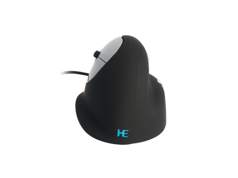 R-Go HE Mouse ergonomische Maus M links RGOHELE, drahtgebunden, back