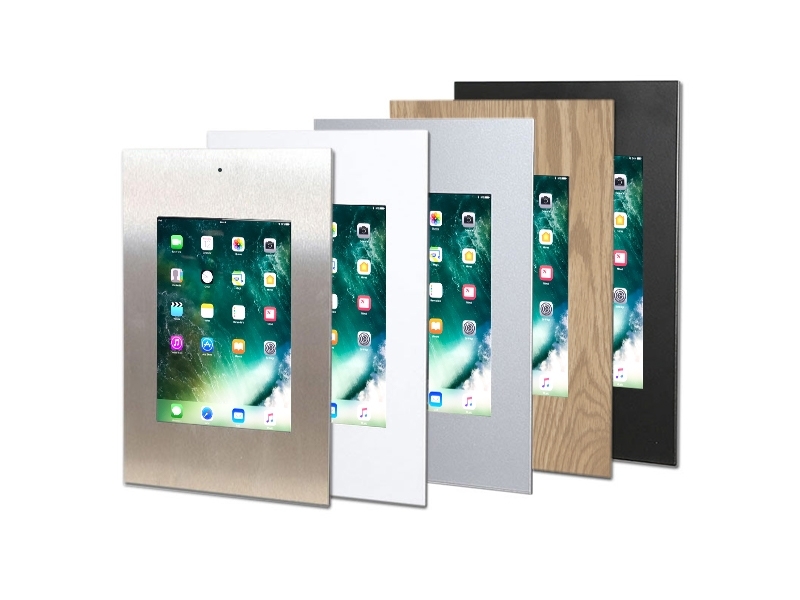 TabLines TWE036W Tablet Wandeinbau für Apple iPad 5 (2017), DS, weiß Varianten