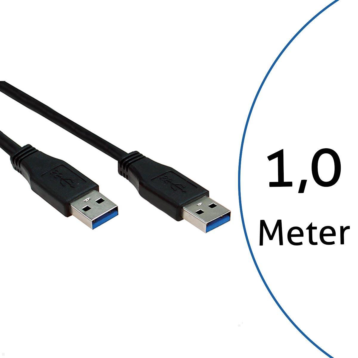 Bachmann USB 3.0 A/A Anschlusskabel 1 m 918.081 gedreht belegt