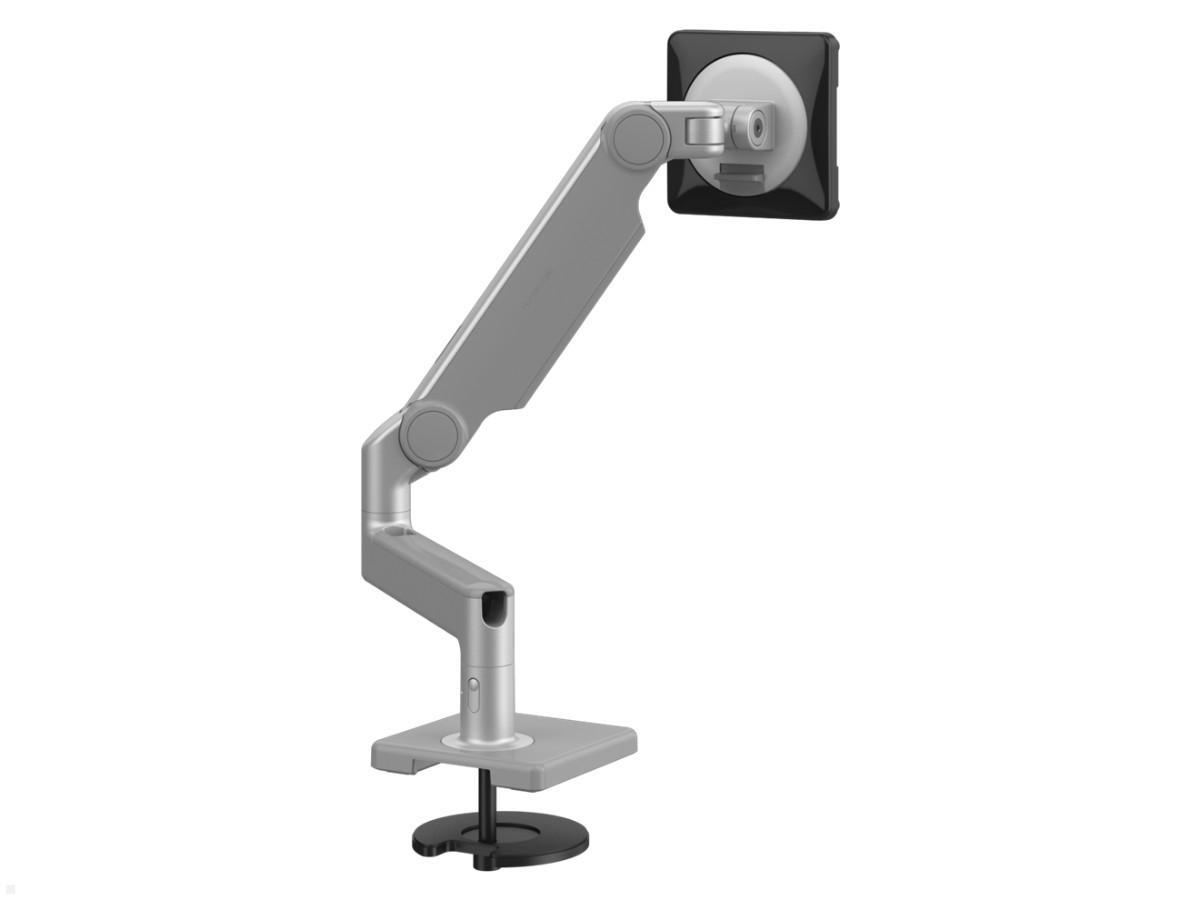 Humanscale M2.1 Monitor Durchtisch Monitorhalterung gerade, silber, Monitorarm