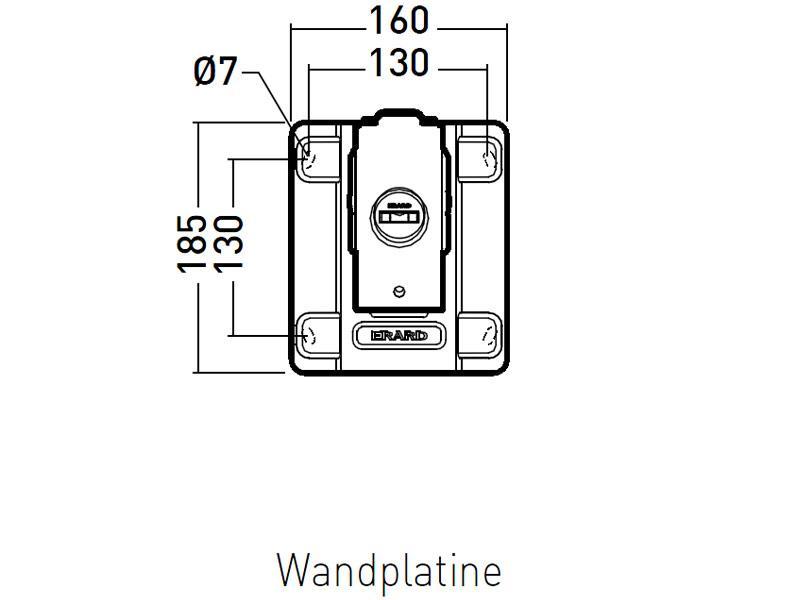 Erard CLIFF 400T neigbare Flachbildschirm Wandhalterung 30‘‘-55“ Maße