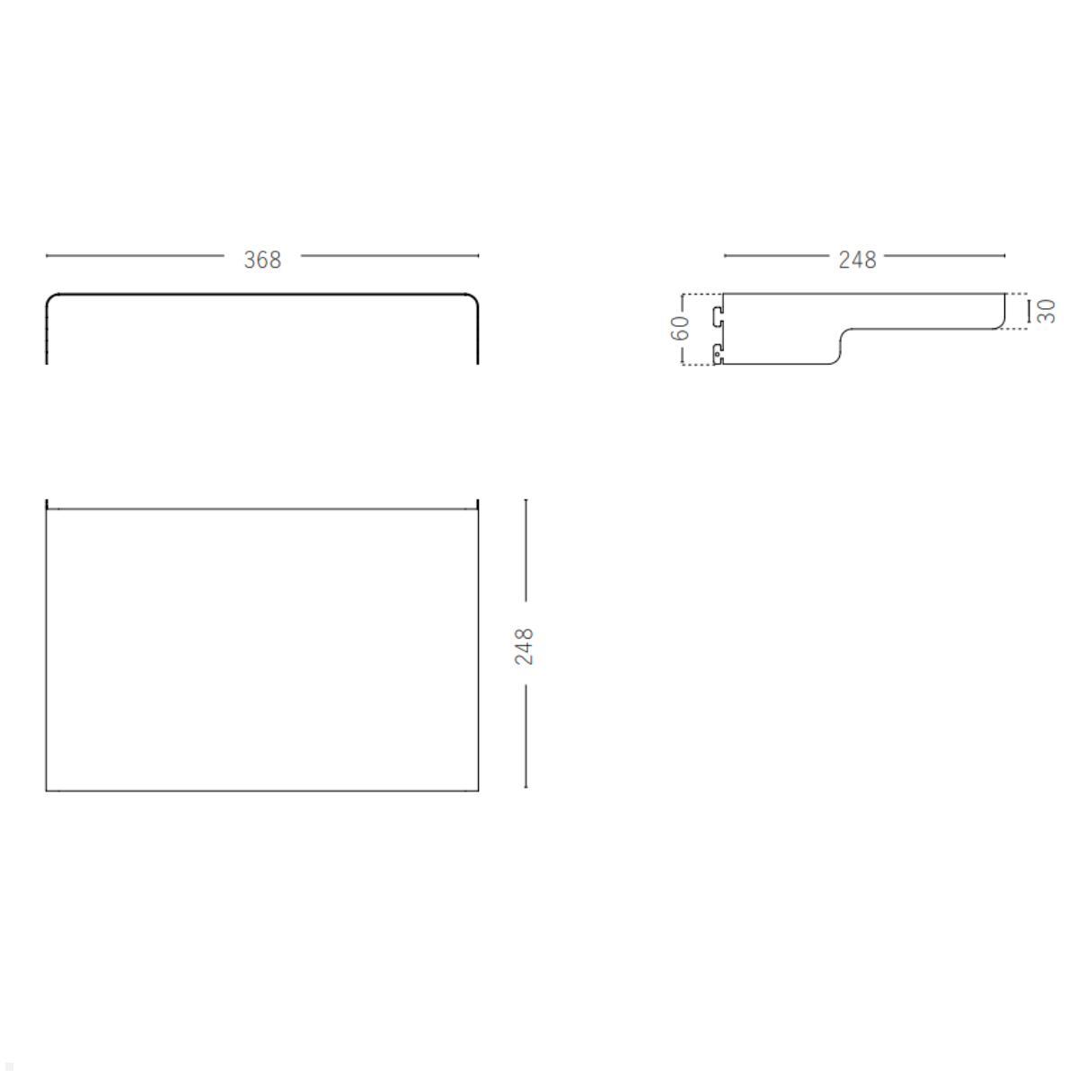 APTO Adaptboard Laptop Halterung / Papierablage bis 16", schwarz Maße