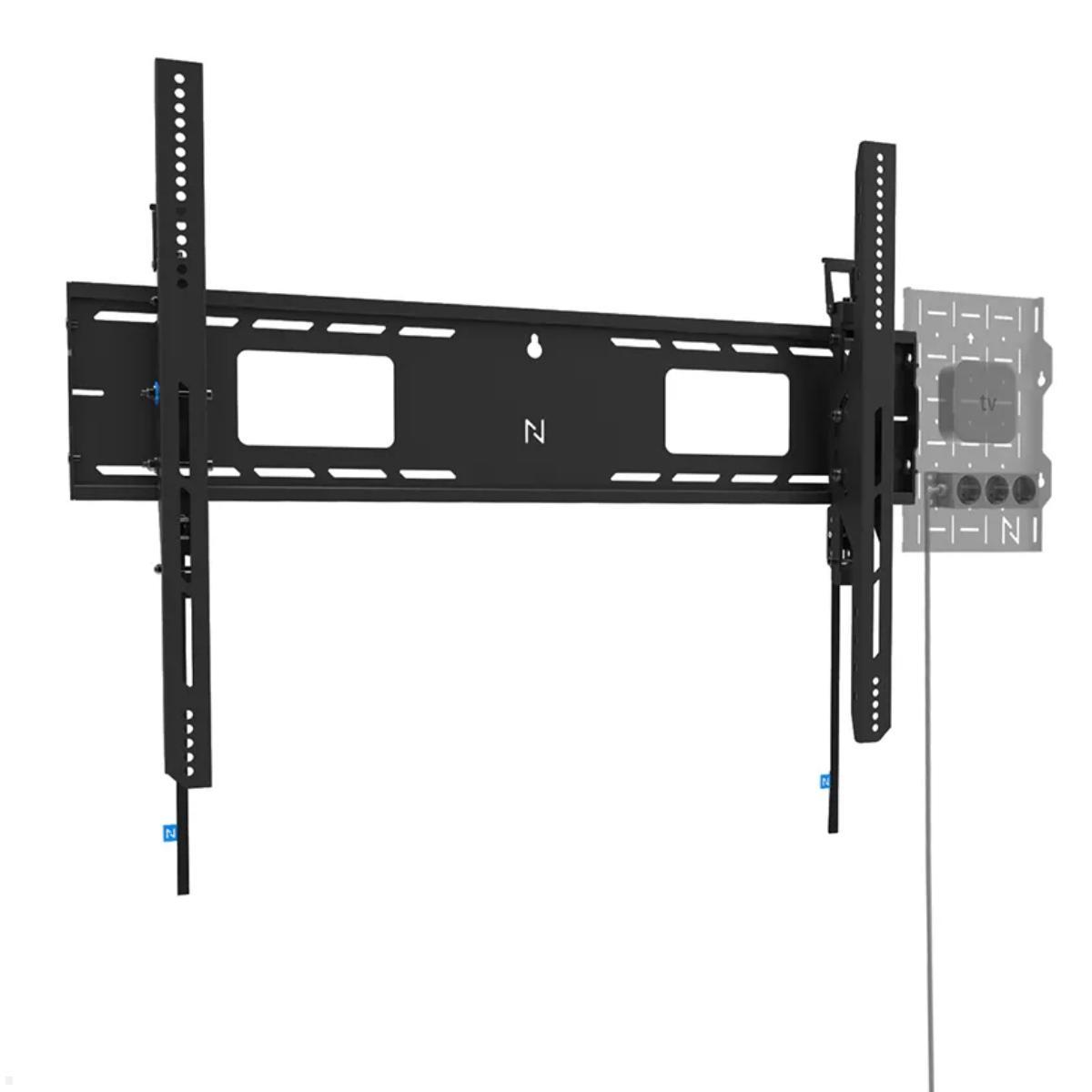 Neomounts Level WL35-750BL18 neigbarer Schwerlast TV Wandhalter 43 - 98 Zoll, 125 kg, optionales Zubehör