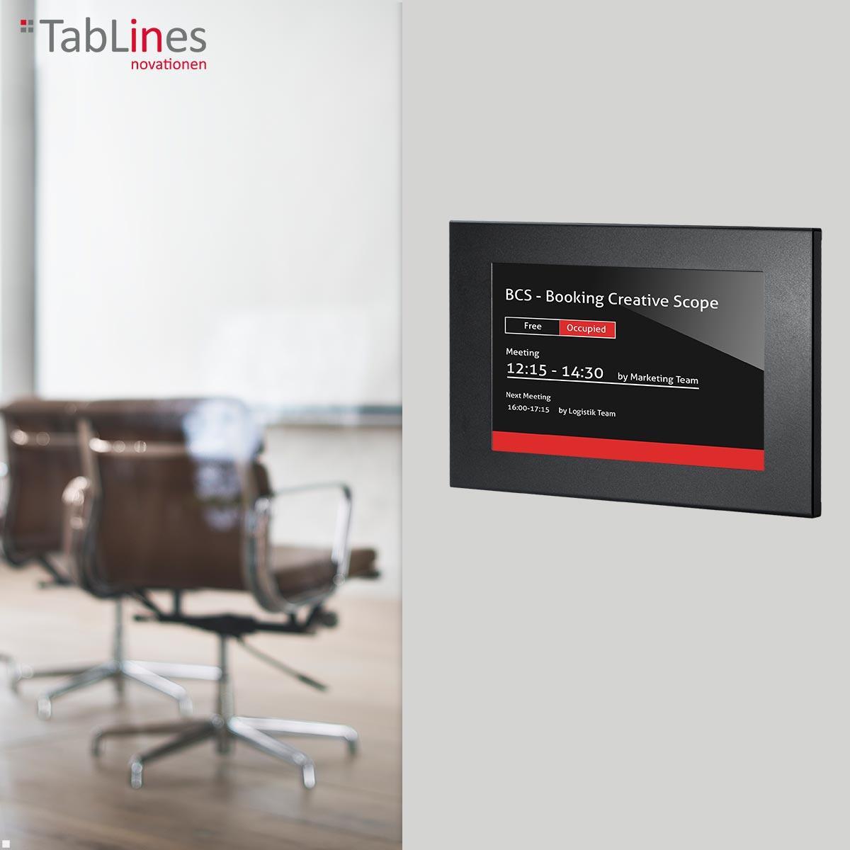 TabLines TSG105B Tablet Schutzgehäuse für Microsoft Surface Pro 11, schwarz Anwendung Raummanager